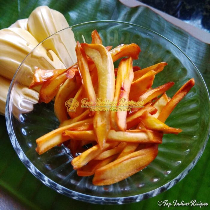 Raw Jackfruit Chips Halasinakai Chips How To Make Raw Jackfruit Chips » Top Indian Recipes